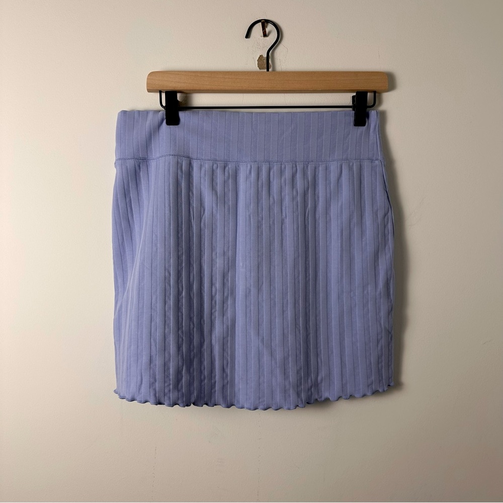 Offline by Aerie (L) Purple “Groove” Ribbed Stretch Mini Skirt